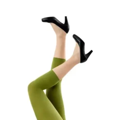 Amelie Leggings Capri 40 Den, Split Pea