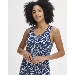 Aralia Natkjole Uden Ærme, Navy Blue