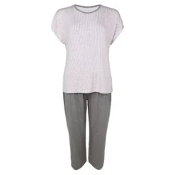 Bambus Pyjamas, Grey-Lavendel