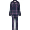 Boyfriend Pyjamas Check, Blue Dark Combination