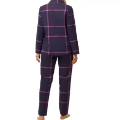 Boyfriend Pyjamas Check, Blue Dark Combination