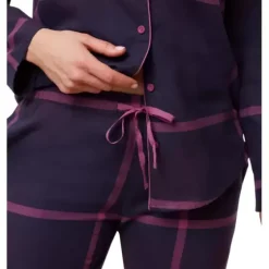 Boyfriend Pyjamas Check, Blue Dark Combination