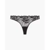 Calvin Klein String Med Blonde, Black