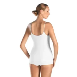 Cotton Seamless Top, White