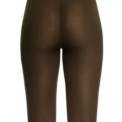 Croco Jacquard Tights, Dark Earth Green
