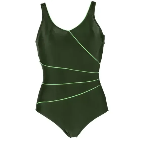 Daniella Badedragt, Olive/Lime