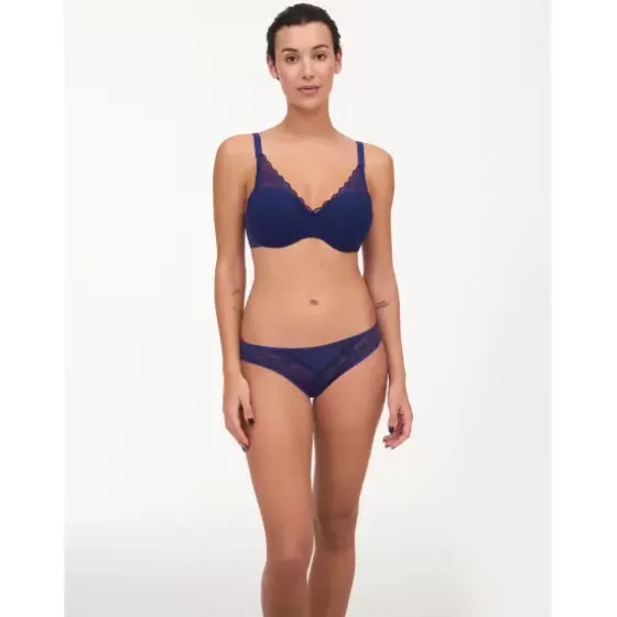 Floral Padded, Danube Blue