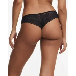 Floral Touch Tanga, Black