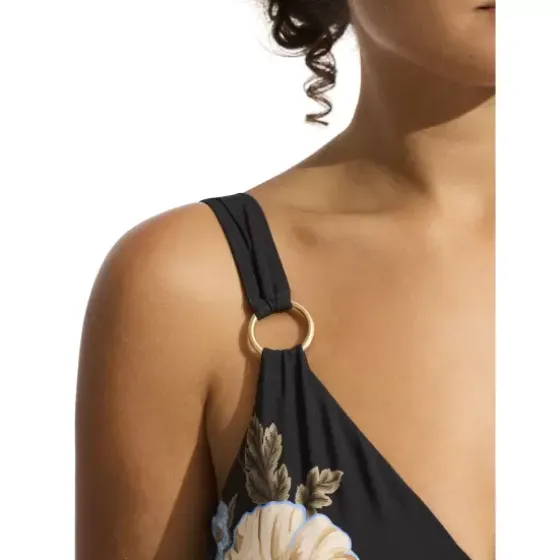 Garden Party One Piece, Black