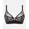 Graphic Support Bra U/Bøjle, Black