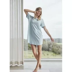 Jbs Natkjole Kort Ærme, Blue