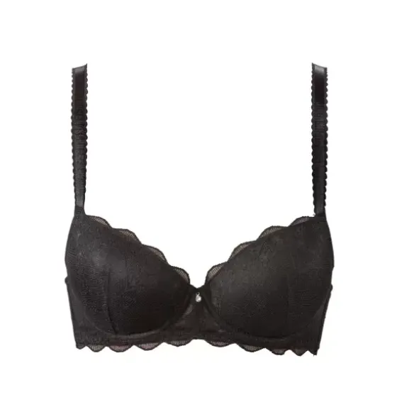 Julia Lace Padded Bra, Black
