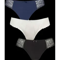 Lace Tai 3-Pack, Navy