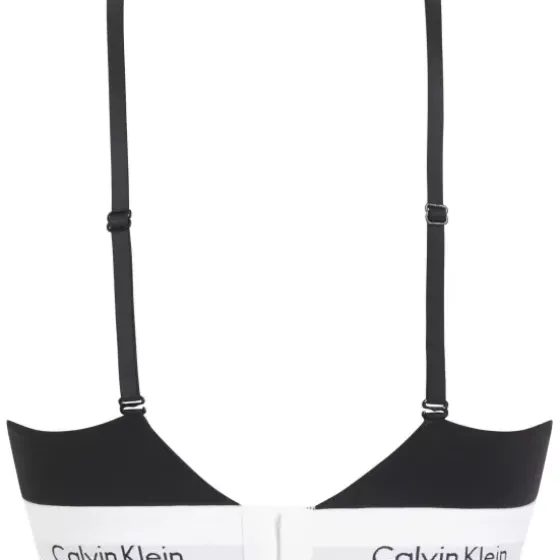Lightly Lined Triangle Bra, Black