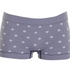 Lucia Hipster, Stripe W. Flower Medium Blue