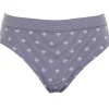 Lucia Tai, Stripe W. Flower Medium Blue