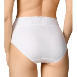 Lycraspitze Tanga, Hvid