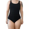 Maja Bambus Top M/Brede Stropper, Sort