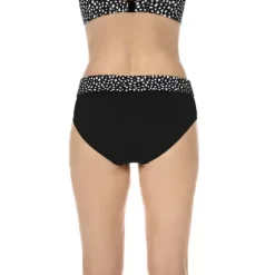 Manila Bikini Trusse M/Foldekant, Black