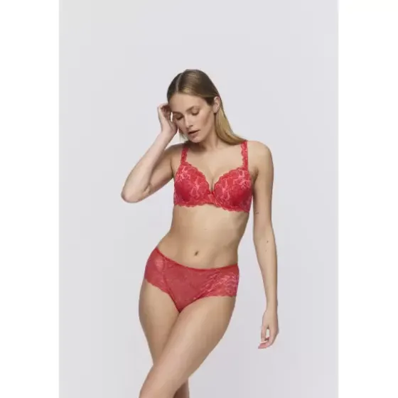 Manyla Padded Bra, Pixie Red