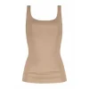 Mey Top Bred Strop, Cream Tan