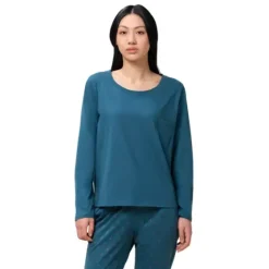 Mix & Match Bluse, Smoky Blue