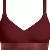 Modern Cotton Bralette, Juneberry