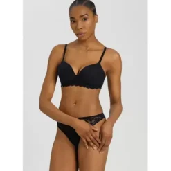 MOMENTS T-SHIRT BRA 0019 BLACK