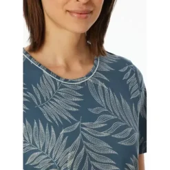 Natkjole Kort Ærme, Atlantic Blue