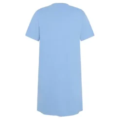 Natkjole Kort Ærme, Cornflower Blue