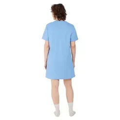 Natkjole Kort Ærme, Cornflower Blue