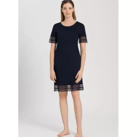 Natkjole Kort Ærme, Deep Navy