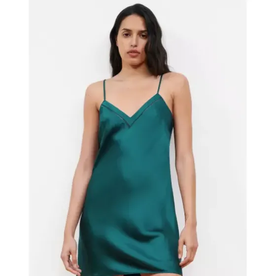 Nightshade Silke Natkjole, Oriental Green