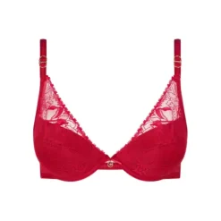 Orchids Push-Up Bra, Passion Red