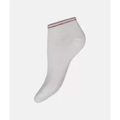 3-Pack Sneaker Bomuldsstrømpe, Grå/Pink/Hvid