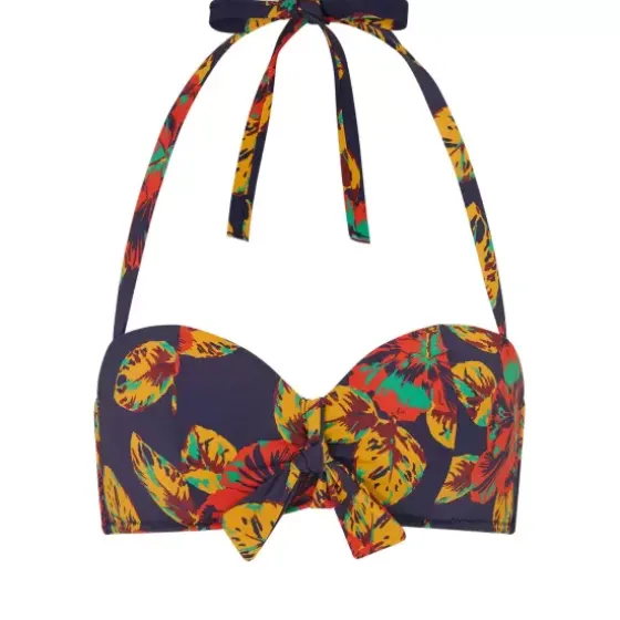 Padded Bandeau, Bikini Top, Origin Blue