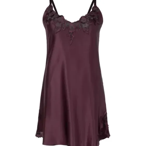 Pure Silk Slip De Luxe, Italian Plum