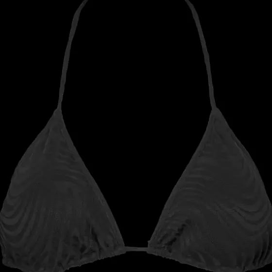Ravello Bikini Trekants Top, Black