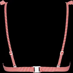 Santorini Bikini Top, Summer Red
