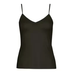 Satin Deluxe Top, Black