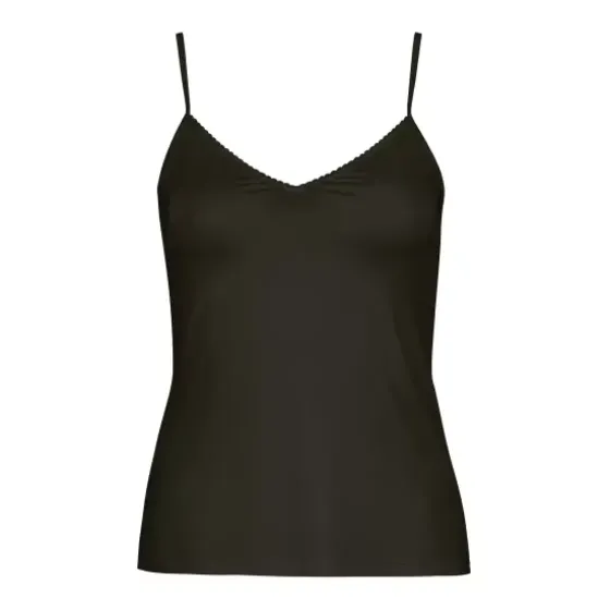 Satin Deluxe Top, Black
