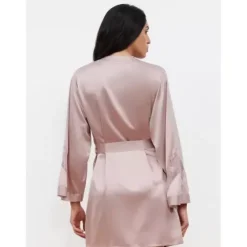 Satin Kimono, English Rose
