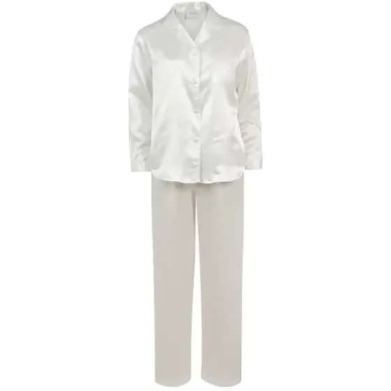 Satin Pyjamas, Off White