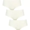 Seamless Tai 3-Pak, Hvid