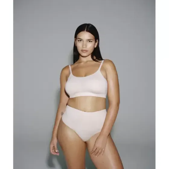 Smooth Comfort Shape W-Free Bra, Clay