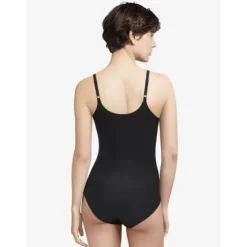 Soft Stretch Bodystocking, Sort