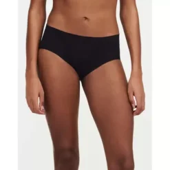 Soft Stretch Hipster Stribet, Sort