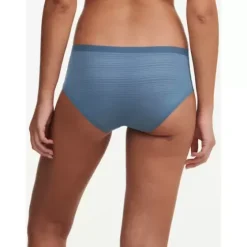 Soft Stretch Hipster Stribet, Jeans Blue