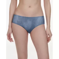 Soft Stretch Hipster, XS-XL. Blue Denim Print