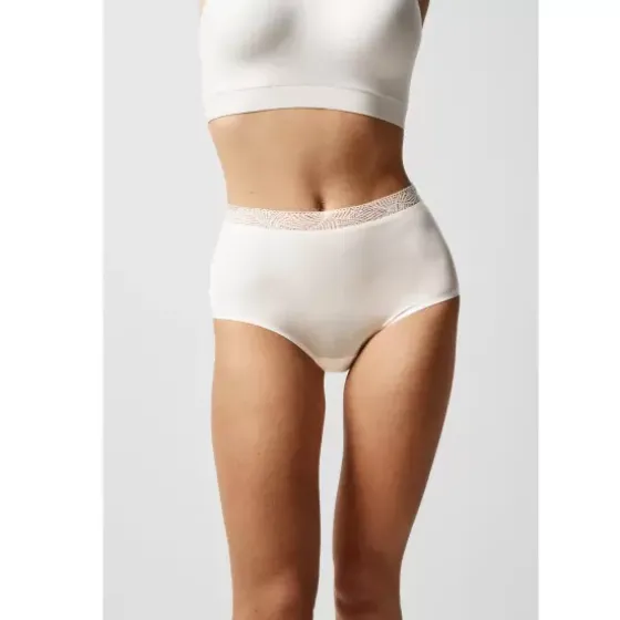 Soft Stretch Maxi Med Blonde, Råhvid